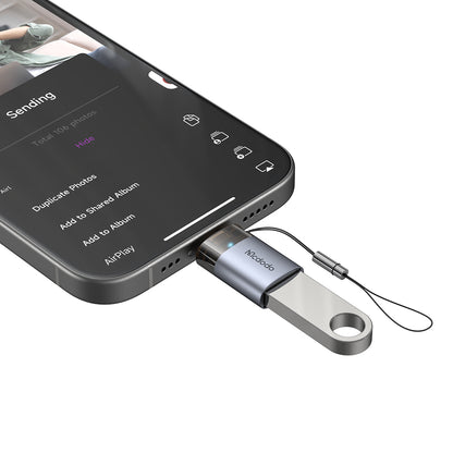OTG Lightning - USB-A McDodo OT-7390 adapter, Svart