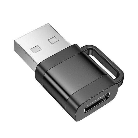 USB-C - USB-A Data og Ladeadapter HOCO UA31D, Svart