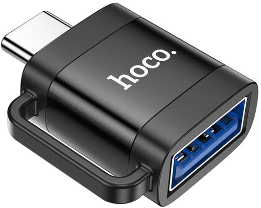 OTG-adapter USB-C - USB-A HOCO UA31C, Svart