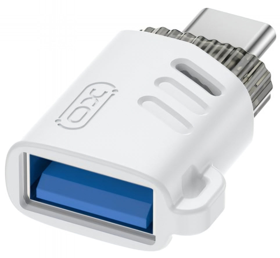 OTG-adapter USB-C - USB-A XO Design NB256B, Hvit