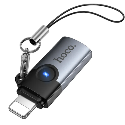 USB-C til Lightning data- og ladeadapter HOCO UA46A, grå
