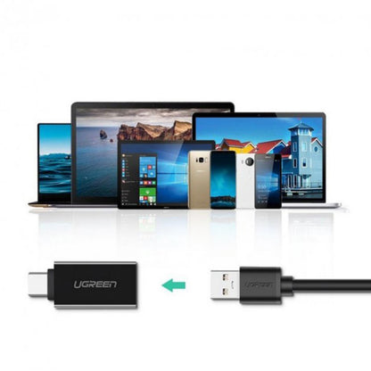 OTG-adapter USB-C - USB-A UGREEN US173, Svart