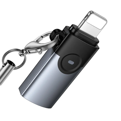 USB-C til Lightning data- og ladeadapter HOCO UA46A, grå
