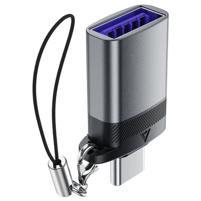 OTG-adapter USB-C - USB-A Acefast J7, Grå