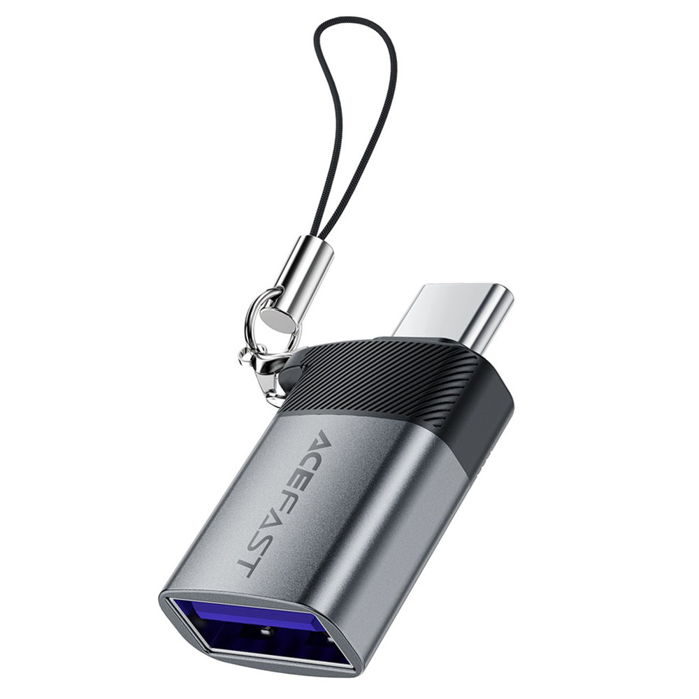 OTG-adapter USB-C - USB-A Acefast J7, Grå