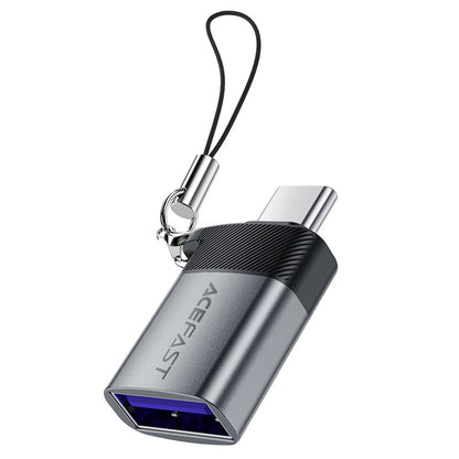 OTG-adapter USB-C - USB-A Acefast J7, Grå