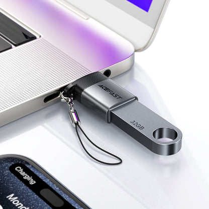 OTG-adapter USB-C - USB-A Acefast J7, Grå