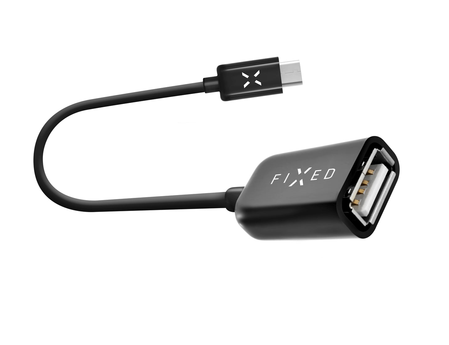 OTG-adapter USB-C - USB-A Fixed, Svart
