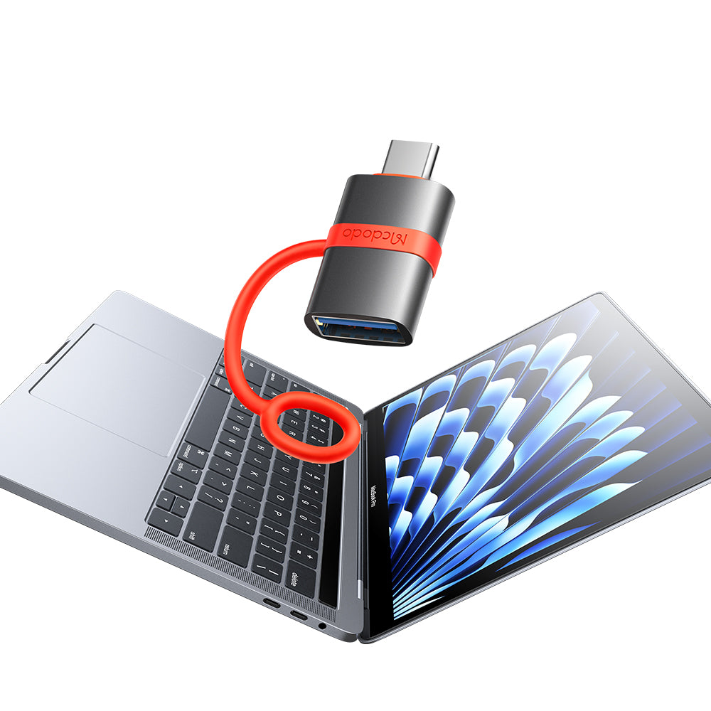 OTG-adapter USB-C - USB-A McDodo OT-3810, Grå