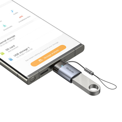 OTG-adapter USB-C - USB-A McDodo OT-7400, Svart