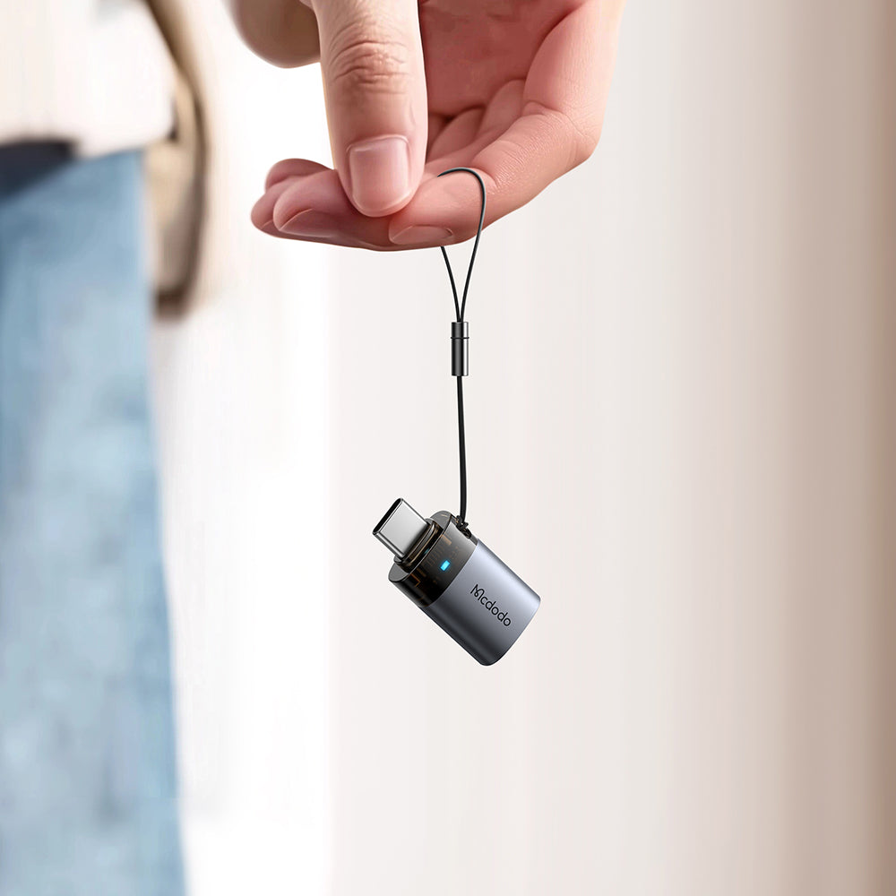 OTG-adapter USB-C - USB-A McDodo OT-7400, Svart