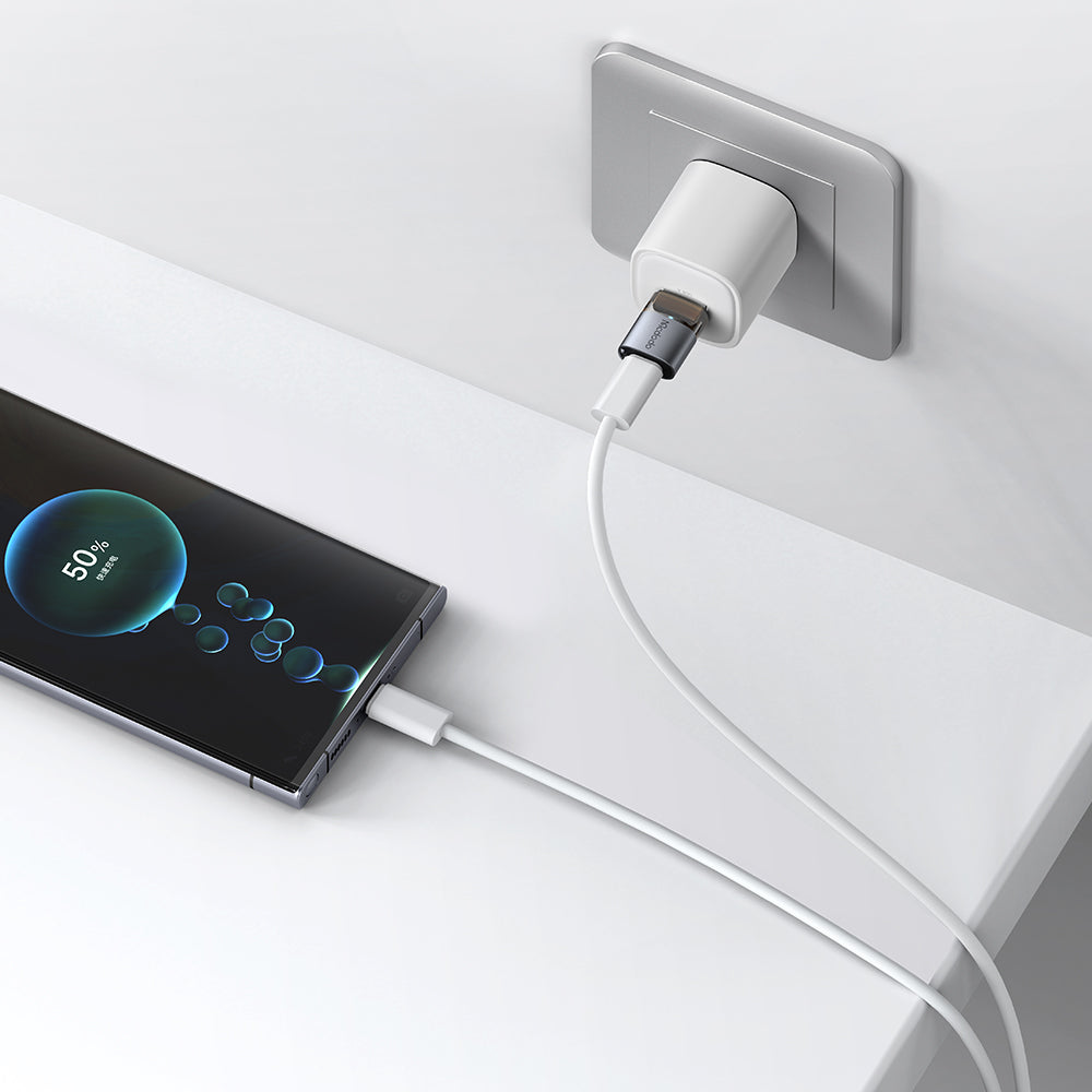 USB-C - USB-A McDodo OT-7580 Data- og Ladeadapter, Svart