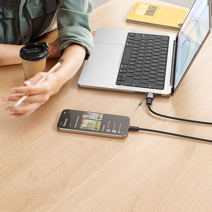 USB-C - USB-A McDodo OT-7580 Data- og Ladeadapter, Svart