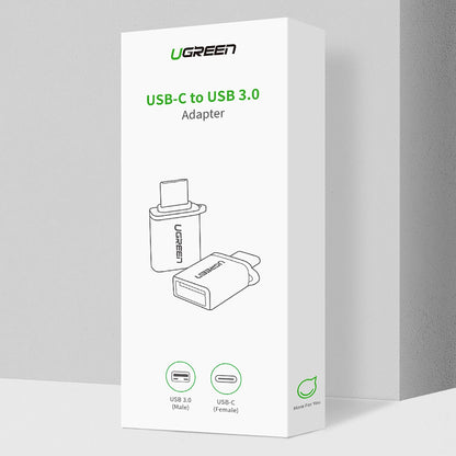 OTG-adapter USB-C - USB-A UGREEN US270 (50283), Grå