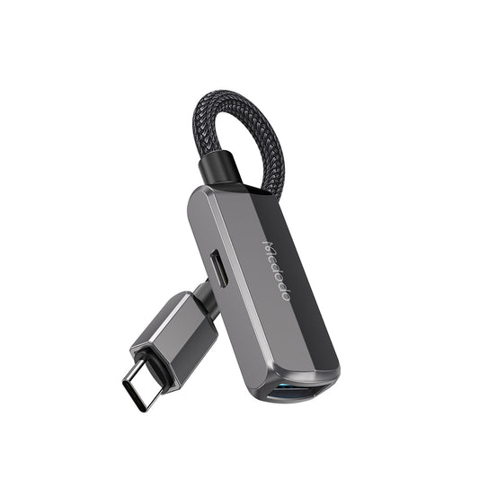 OTG-adapter USB-C - USB-A / USB-C McDodo CA-2830, Grå