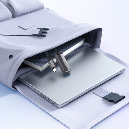 OTG-adapter USB-C - USB-A / USB-C McDodo CA-2830, Grå