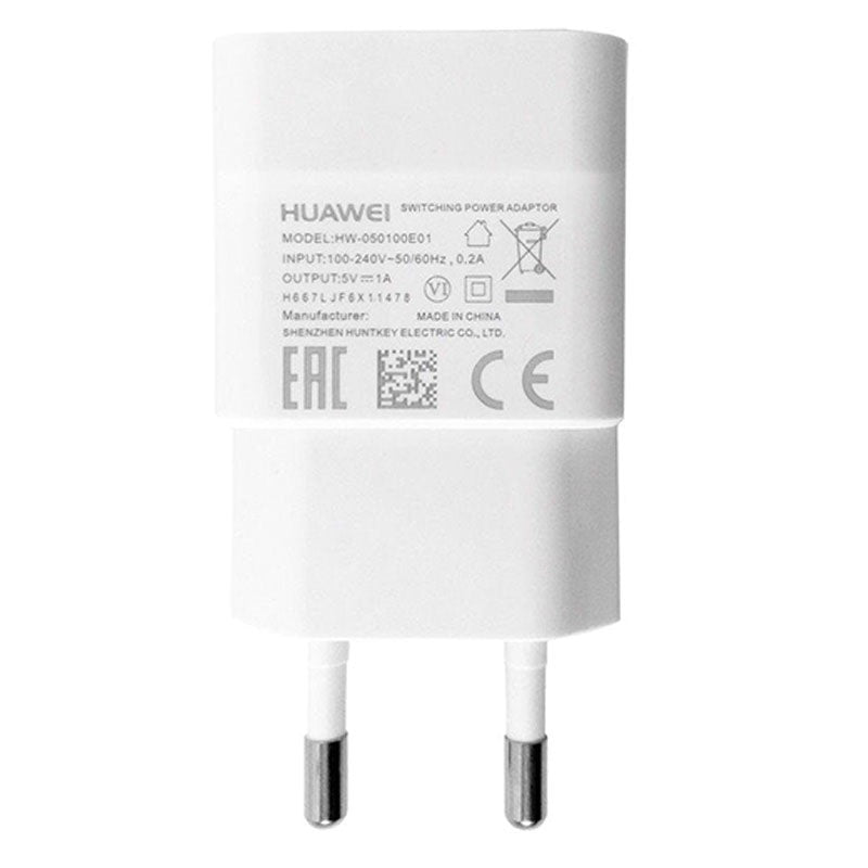Nettverkslader Huawei HW-050100E01, 5W, 1A, 1 x USB-A, hvit 02221186