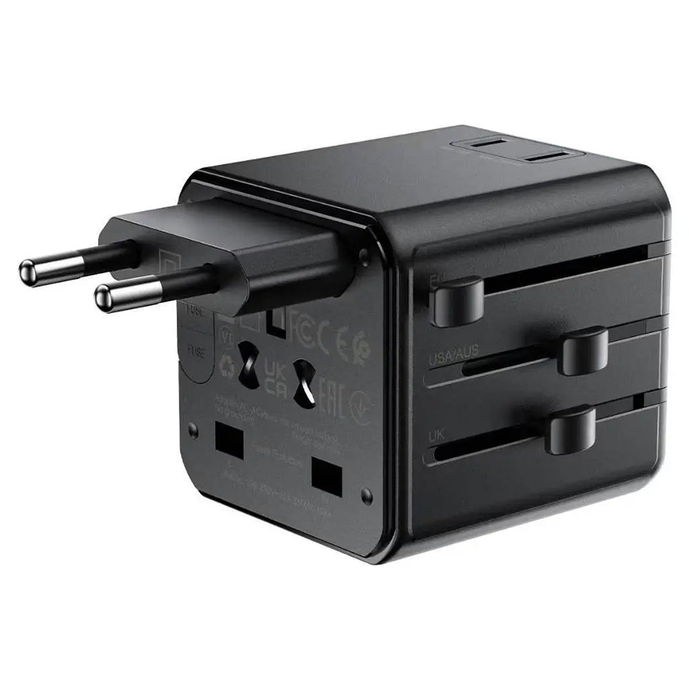 Acefast Z11 Travel nettadapter, svart