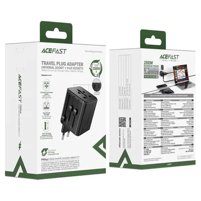 Acefast Z11 Travel nettadapter, svart
