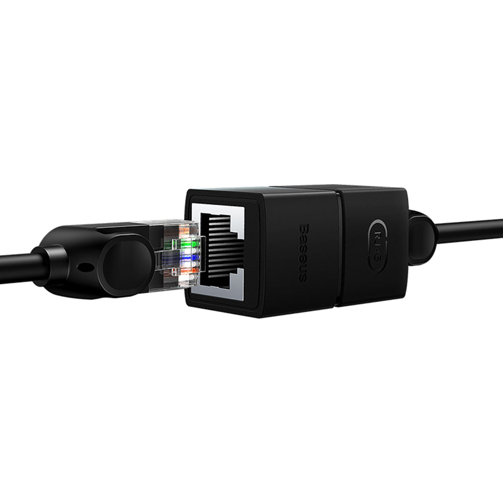 Baseus Nettverksadapter, RJ45 - RJ45, Svart B00131100111-00
