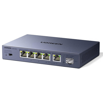 UGREEN nettverksswitch 35048EU, 5 x RJ45, grå