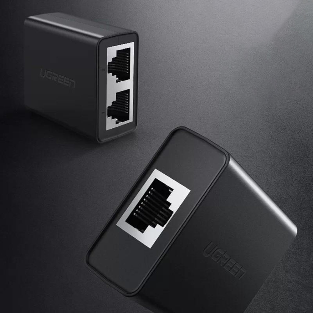 UGREEN CM210 Nettverksadapter, RJ45 - 2 x RJ45, Svart