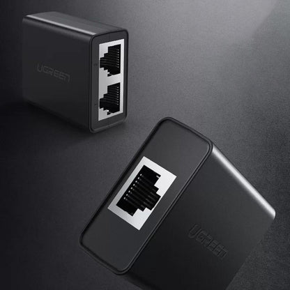 UGREEN CM210 Nettverksadapter, RJ45 - 2 x RJ45, Svart