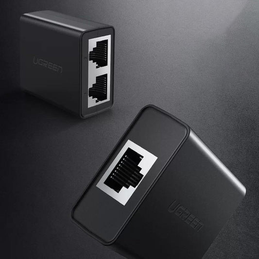 UGREEN CM210 Nettverksadapter, RJ45 - 2 x RJ45, Svart