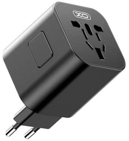 XO Design WL28 Travel Nettverksadapter US / UK / AU / CN / EU, Svart
