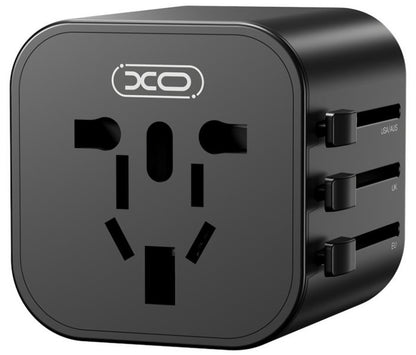 XO Design WL28 Travel Nettverksadapter US / UK / AU / CN / EU, Svart