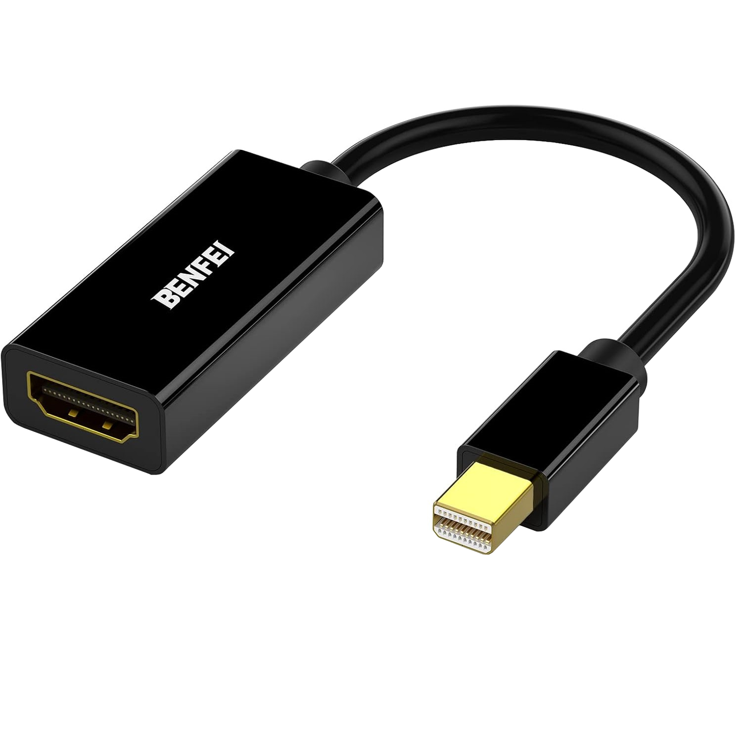Benfei Videoadapter, MiniDisplayPort - HDMI, Svart