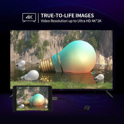 UGREEN 20137 Videoadapter, miniHDMI - HDMI, 4K, Svart