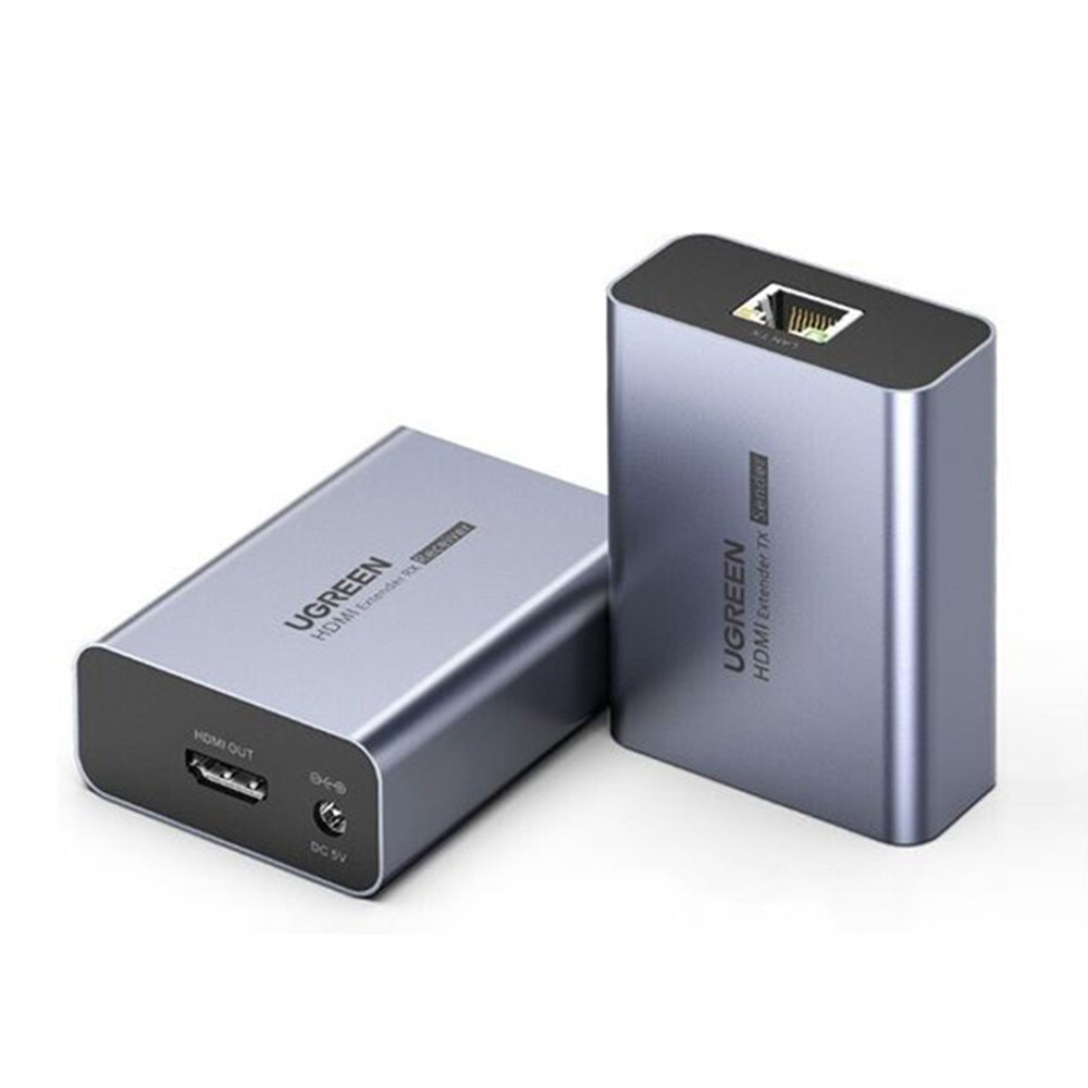 UGREEN CM455 videoadapter (20519EU), HDMI - RJ45, 1080P, grå