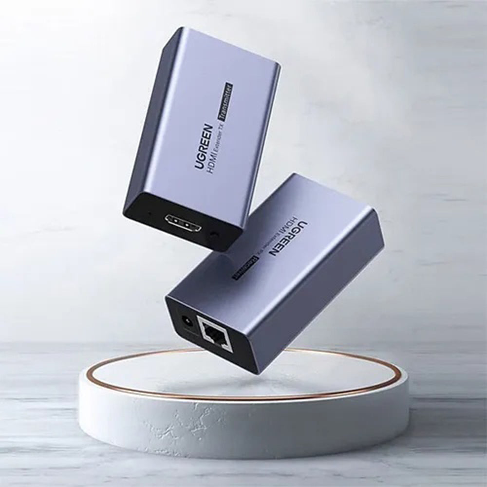 UGREEN CM455 videoadapter (20519EU), HDMI - RJ45, 1080P, grå