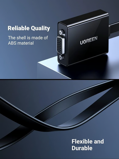 UGREEN CM611 videoadapter (90813), HDMI - VGA, 1080P, svart