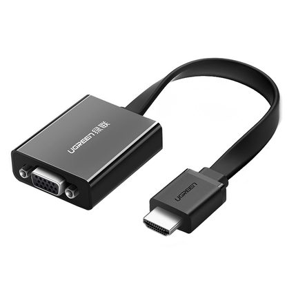 UGREEN MM103 Videoadapter (40248), HDMI - VGA, 1080P, Svart