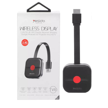 Trådløs Multimedia Adapter Yesido TV10, Svart
