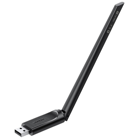 Trådløs adapter UGREEN AX900 (75109), Dual Band, Wi-Fi 6, 600Mbps, Svart