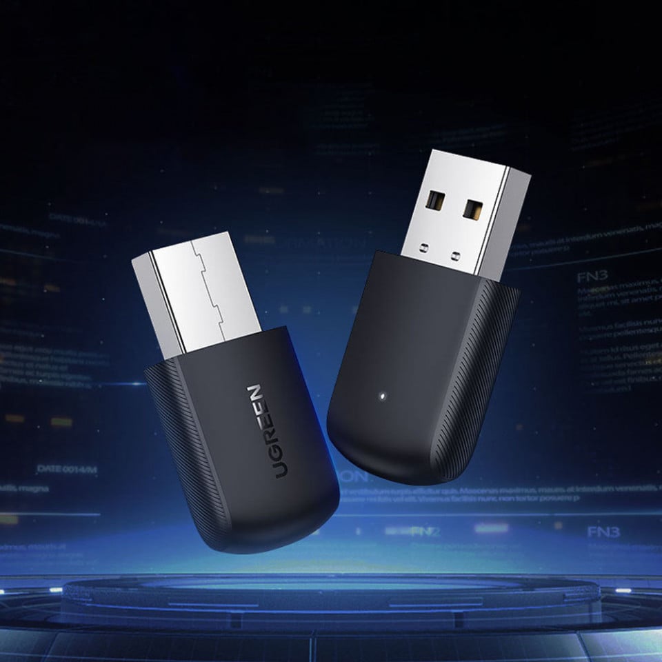 UGREEN CM448 trådløs adapter, Dual Band, Svart