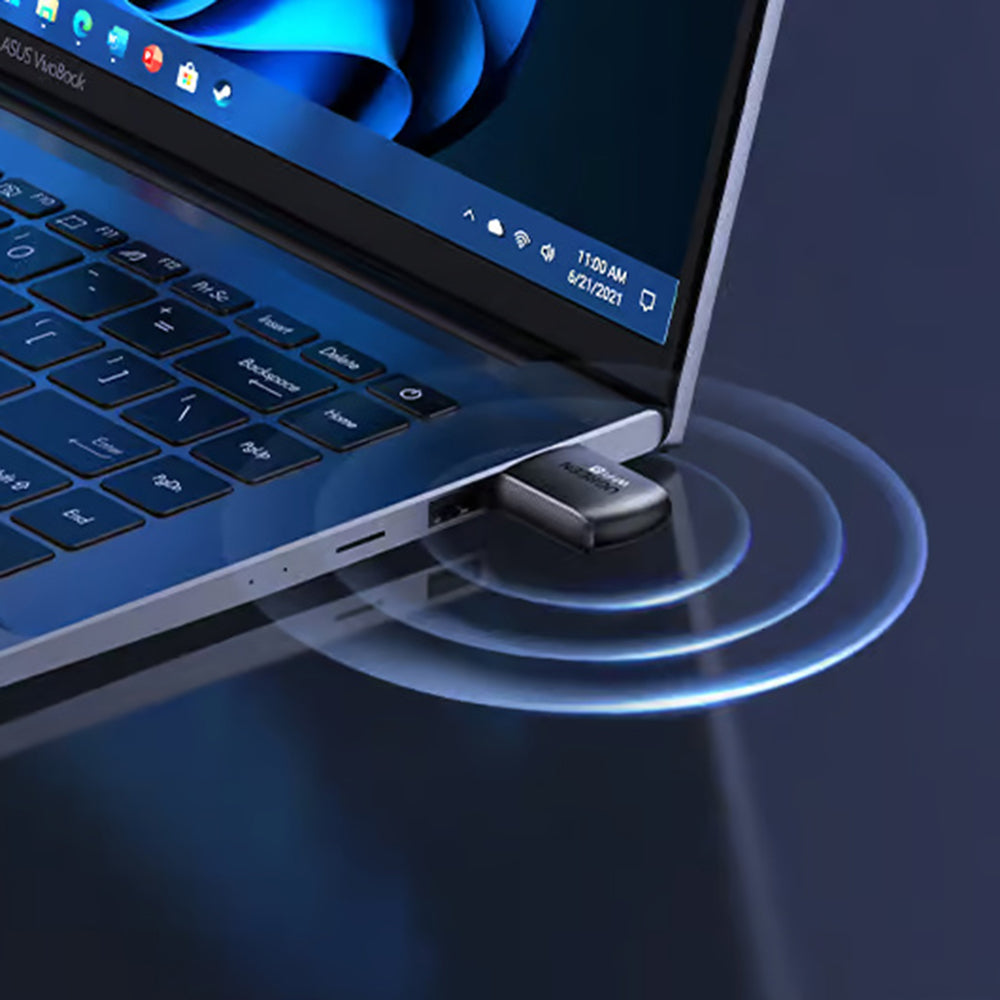 Trådløs adapter UGREEN CM762 (35264), Dual Band, Wi-Fi 6, 600Mbps, Svart