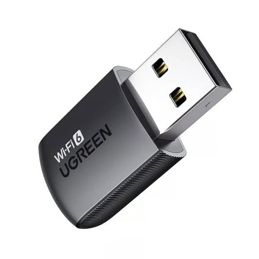 Trådløs adapter UGREEN CM762 (35264), Dual Band, Wi-Fi 6, 600Mbps, Svart