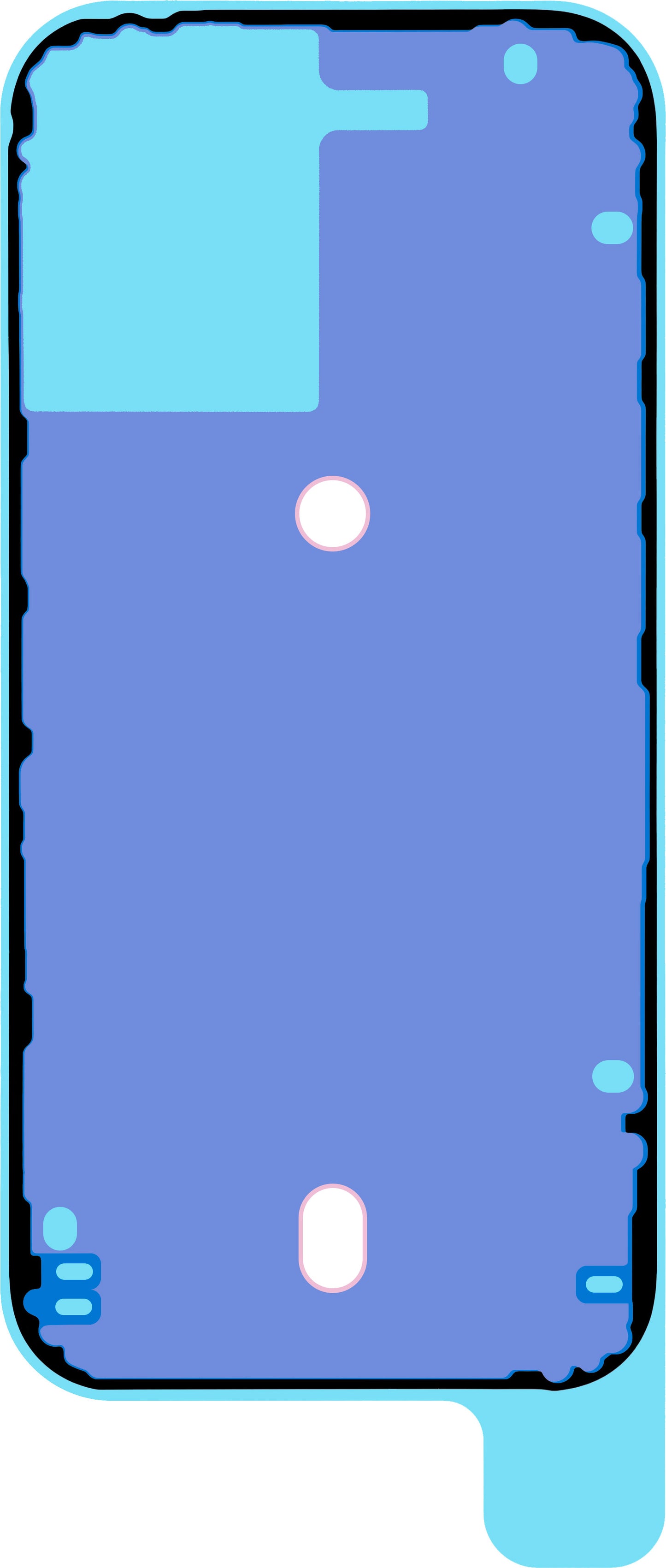 Lim for batterideksel Apple iPhone 17, Service Pack 923-12868