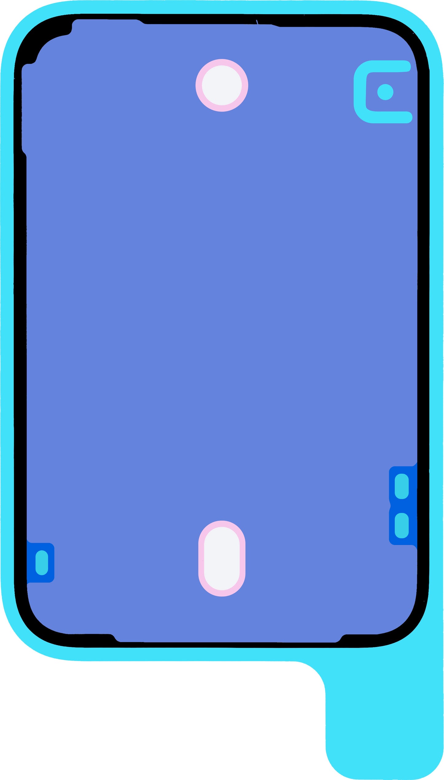 Lim for batterideksel Apple iPhone 17 Pro, Service Pack 923-12849