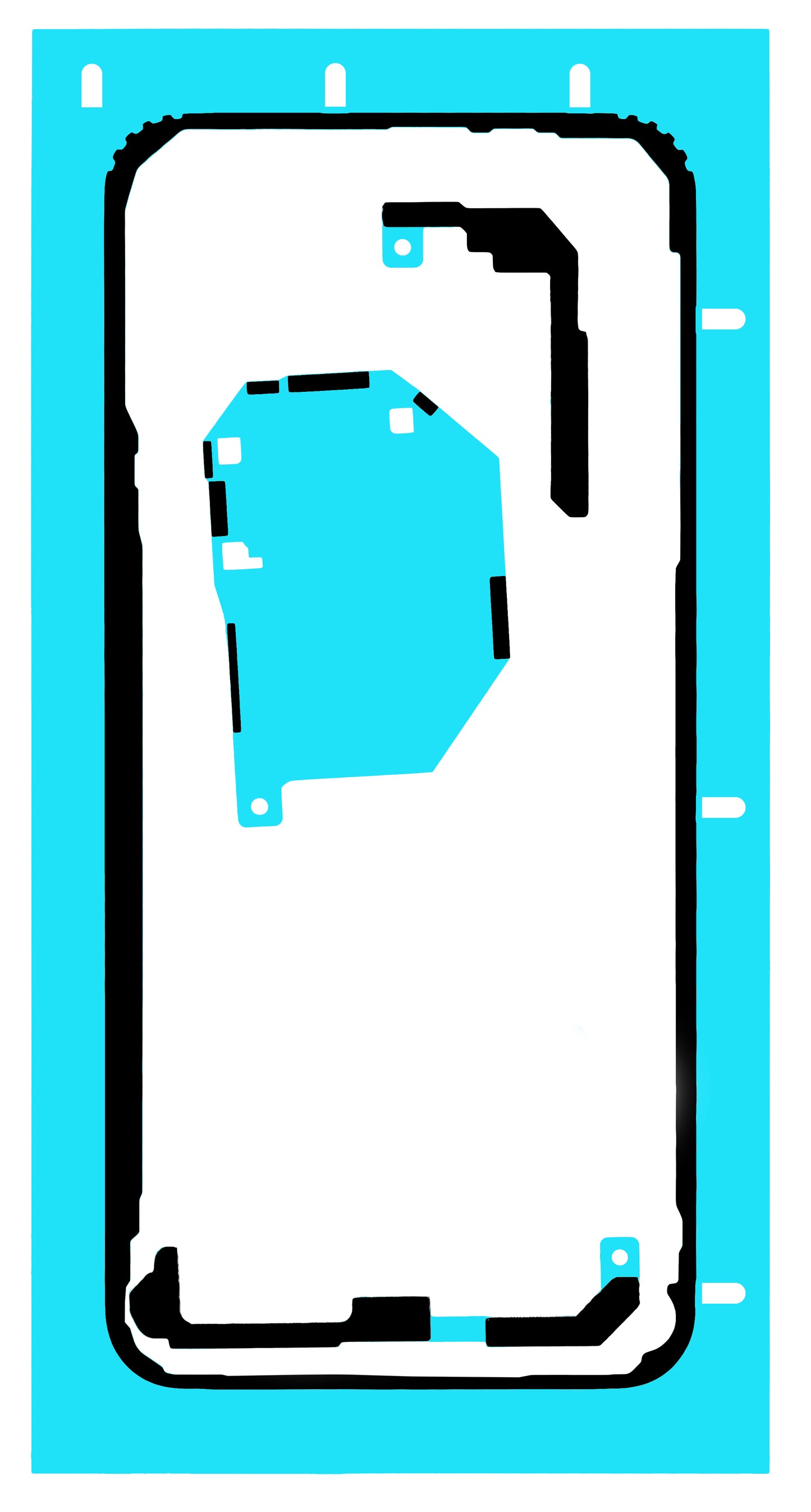 Lim for batterideksel Honor 400 Pro, Service Pack 5163AFKA