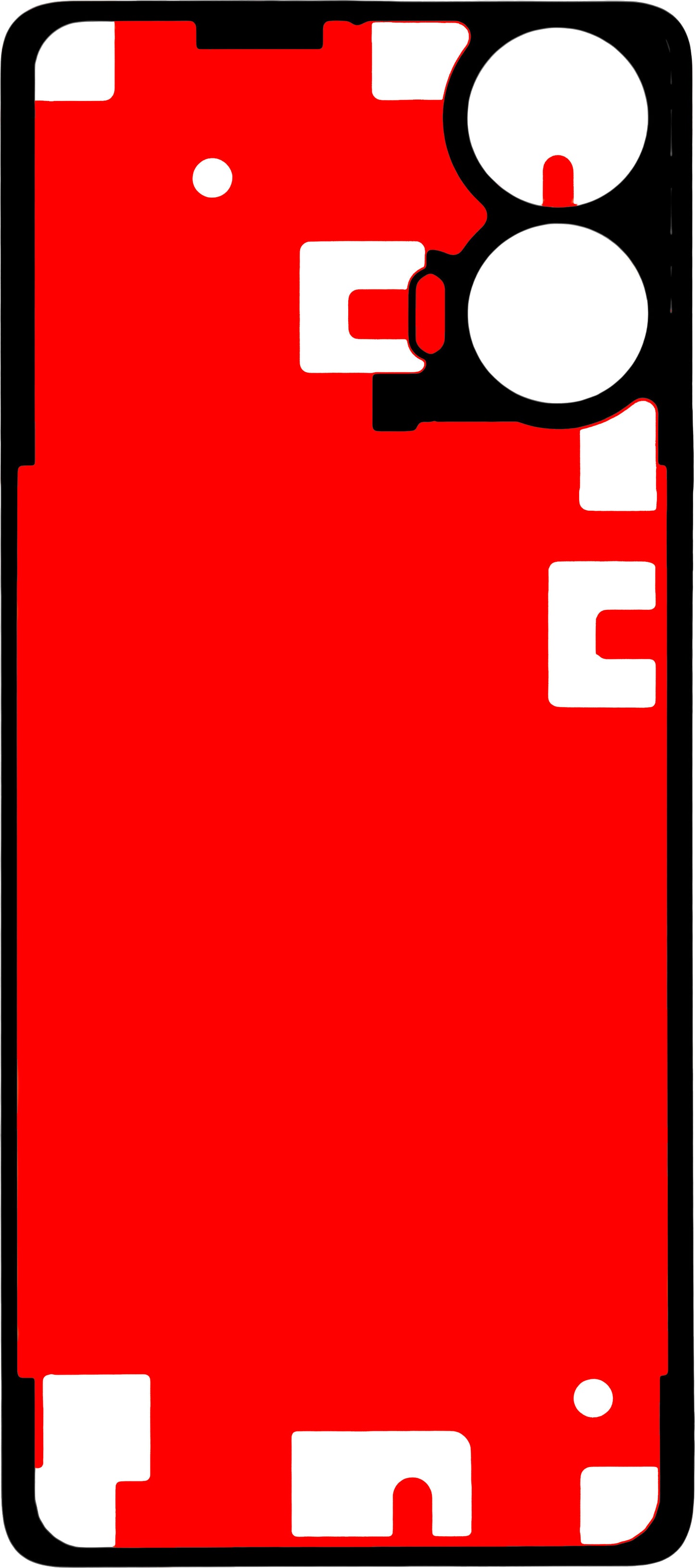 Lim Motorola Moto G24 batterideksel, Service Pack 5D78C23855