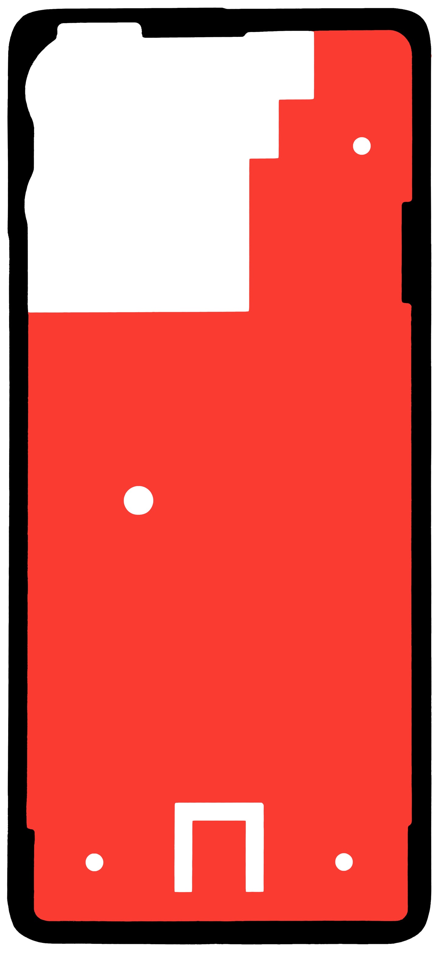 Lim Motorola Moto G86 Power batterideksel, Service Pack 5948C30670