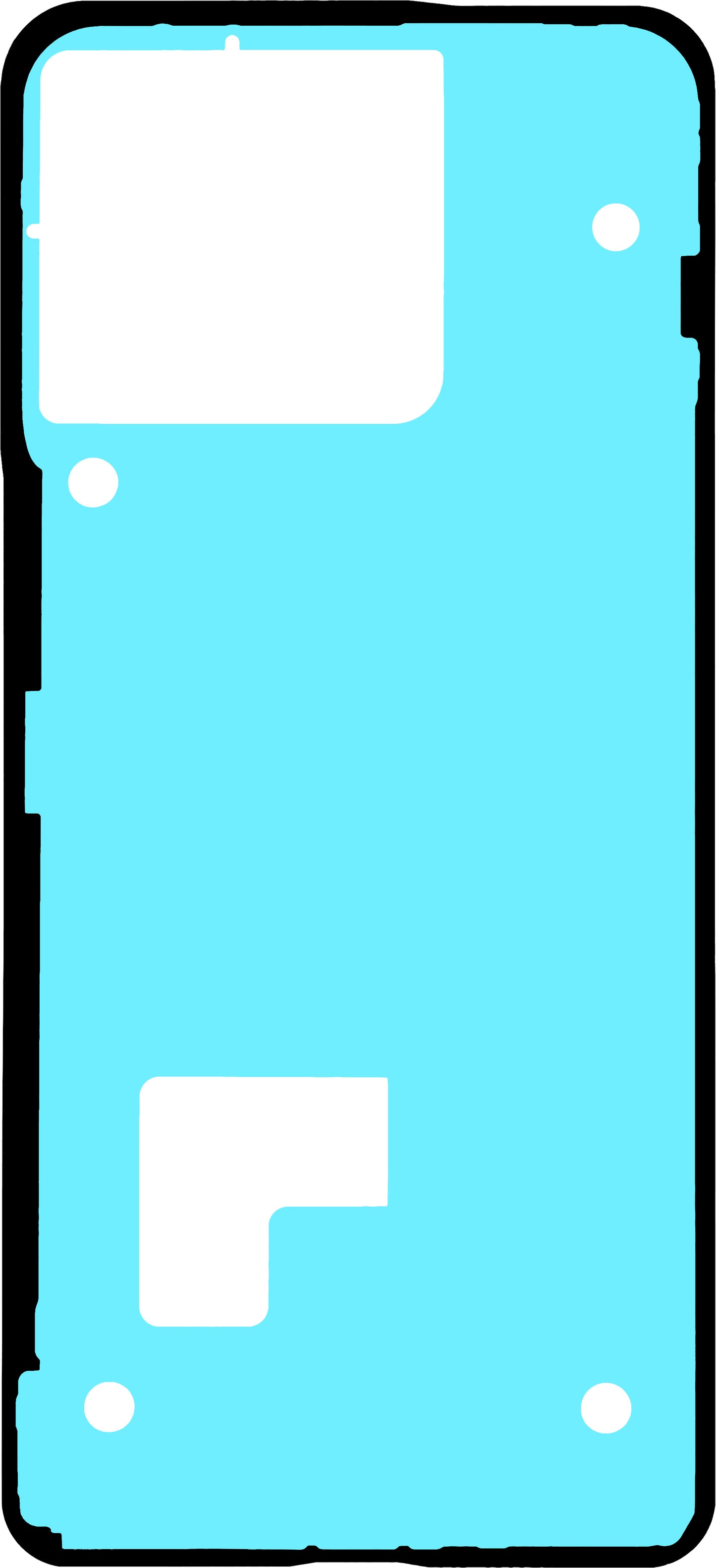 Lim for batterideksel Motorola Edge 70, Service Pack 5D78C31618