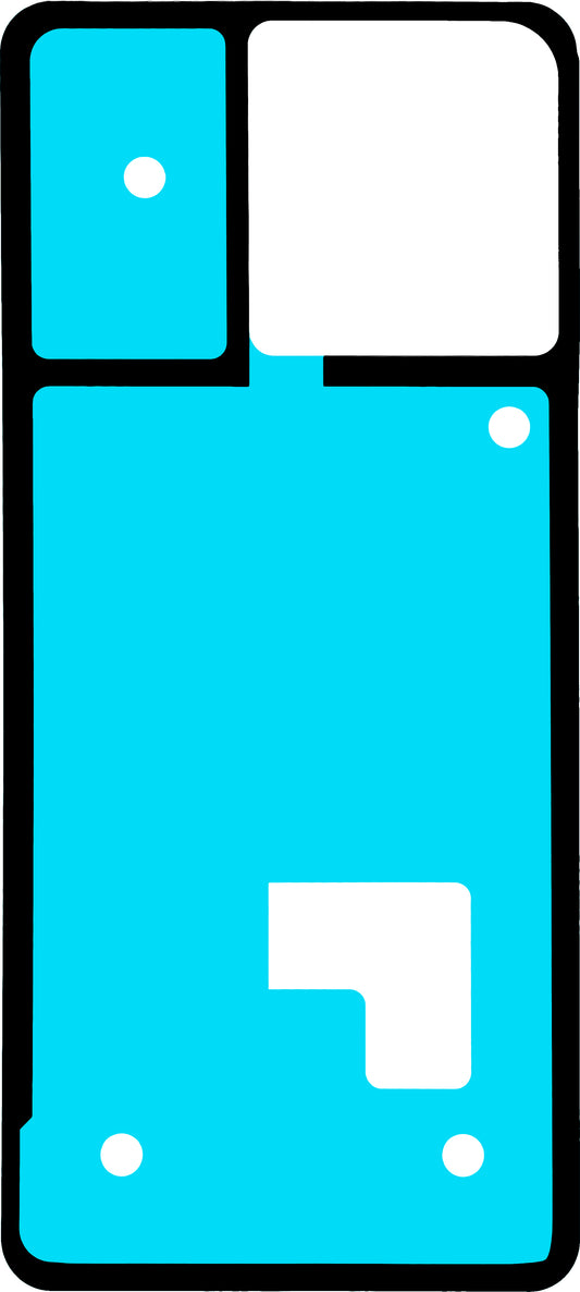 Batterideksel-lim Motorola Edge 50, Service Pack 5D78C24908