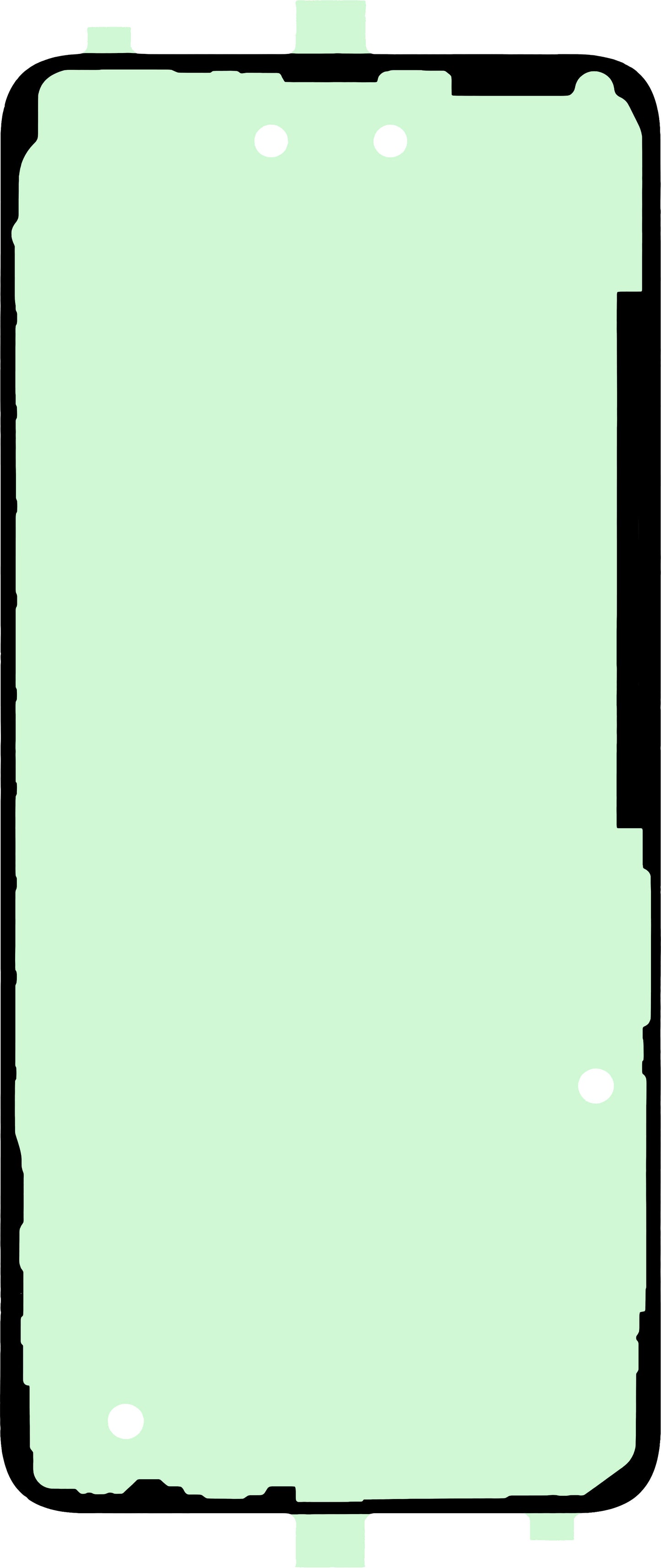 OEM Batterideksel Lim, 164mm x74mm