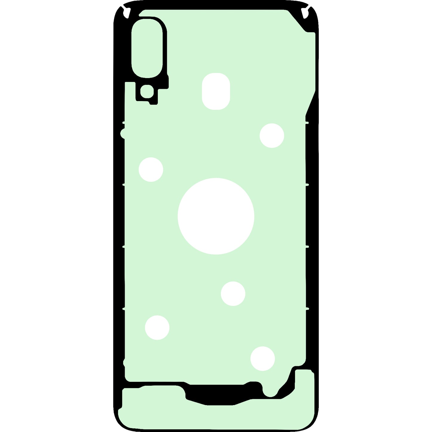 Lim til batterideksel Samsung Galaxy A40 A405, Service Pack GH02-17850A